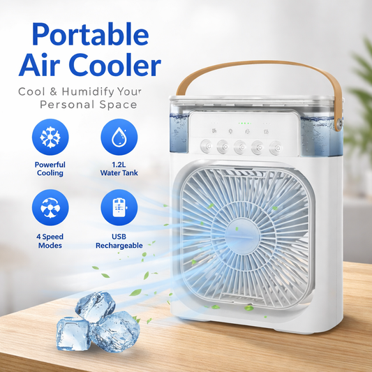 Portable Mini Air Cooler – Instant Cooling Anywhere