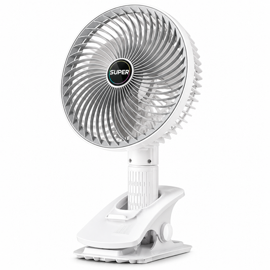Portable USB Clip Fan – Multifunctional Circulation Clamp Fan